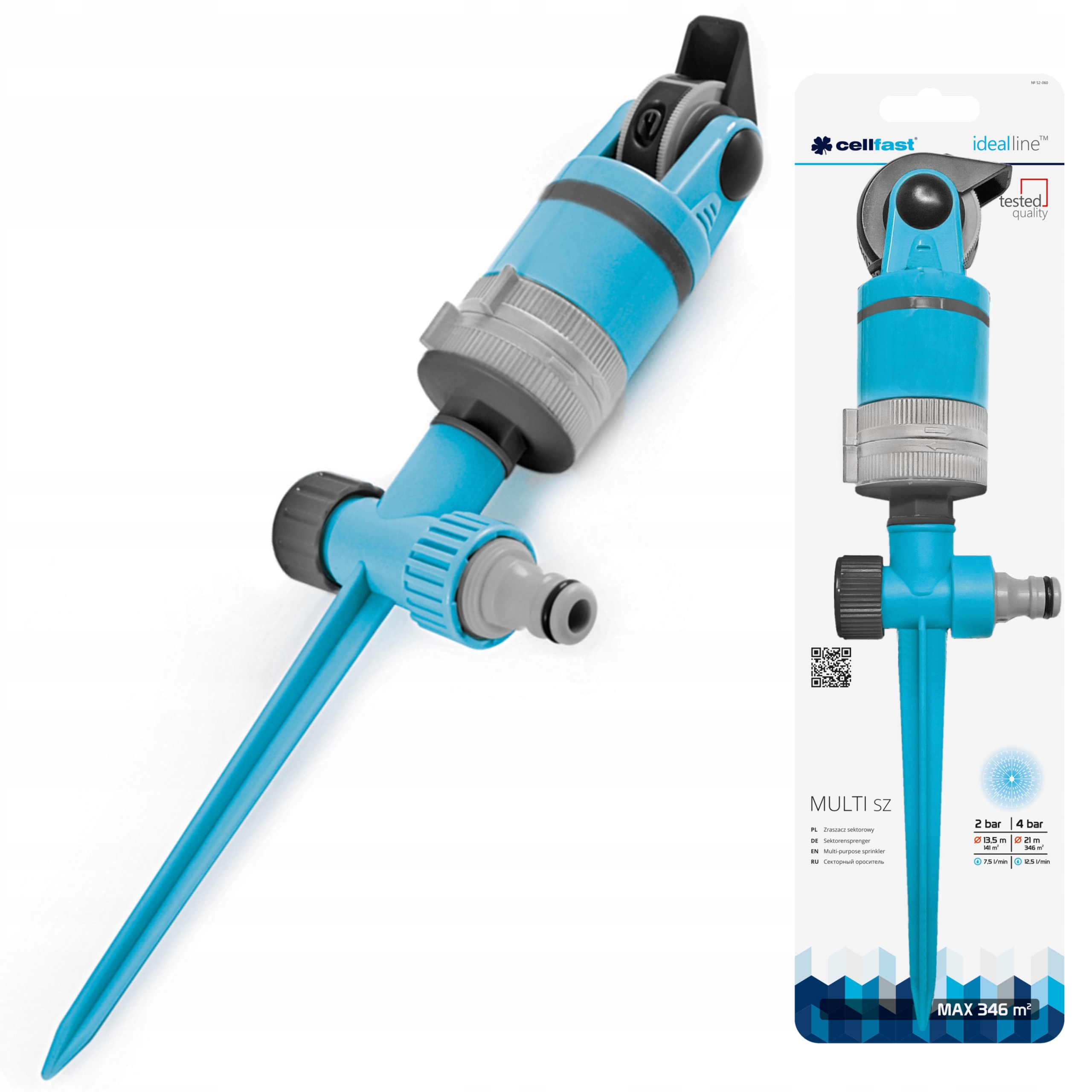 CELLFAST ZRASZACZ SEKTOROWY MULTI 360STOPNI OBROTOWY OGRODOWY POLSKI