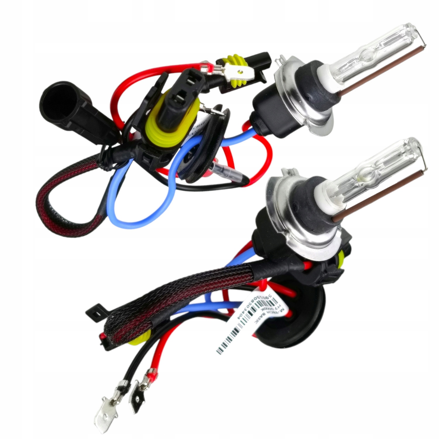 2x Palnik H7 8000K Żarnik Xenon Metalowy Kołnierz