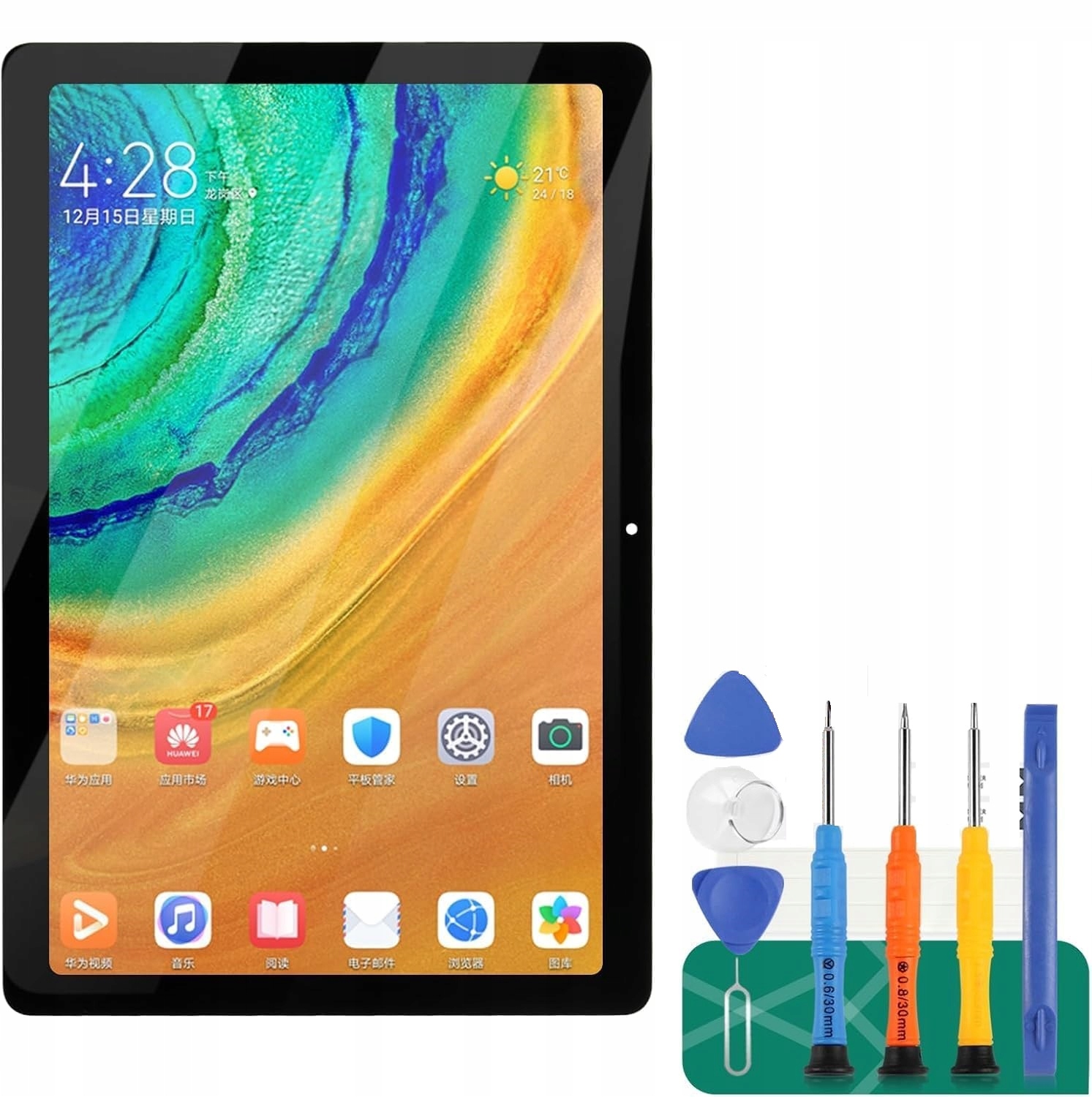 Digitizer Do Tabletu Huawei Mediapad T5 10 Z Akcesoriami Montażowymi