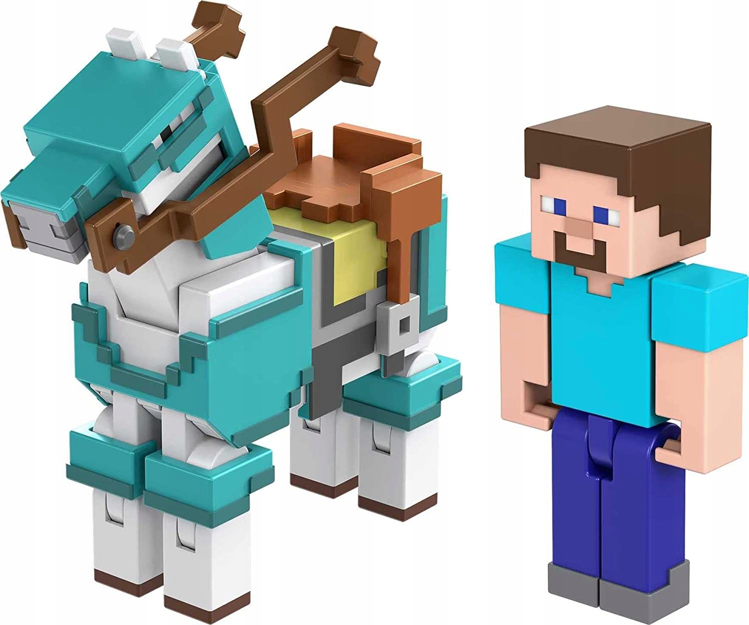 MINECRAFT zestaw 2 figurek FIGURKA STEVE + KOŃ Kod producenta HDV39