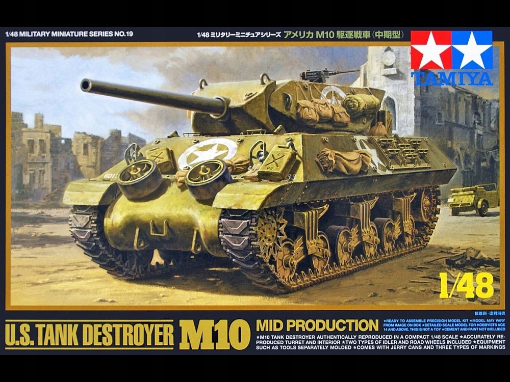 1/48 americký stíhač tanků M10 Tamiya 32519