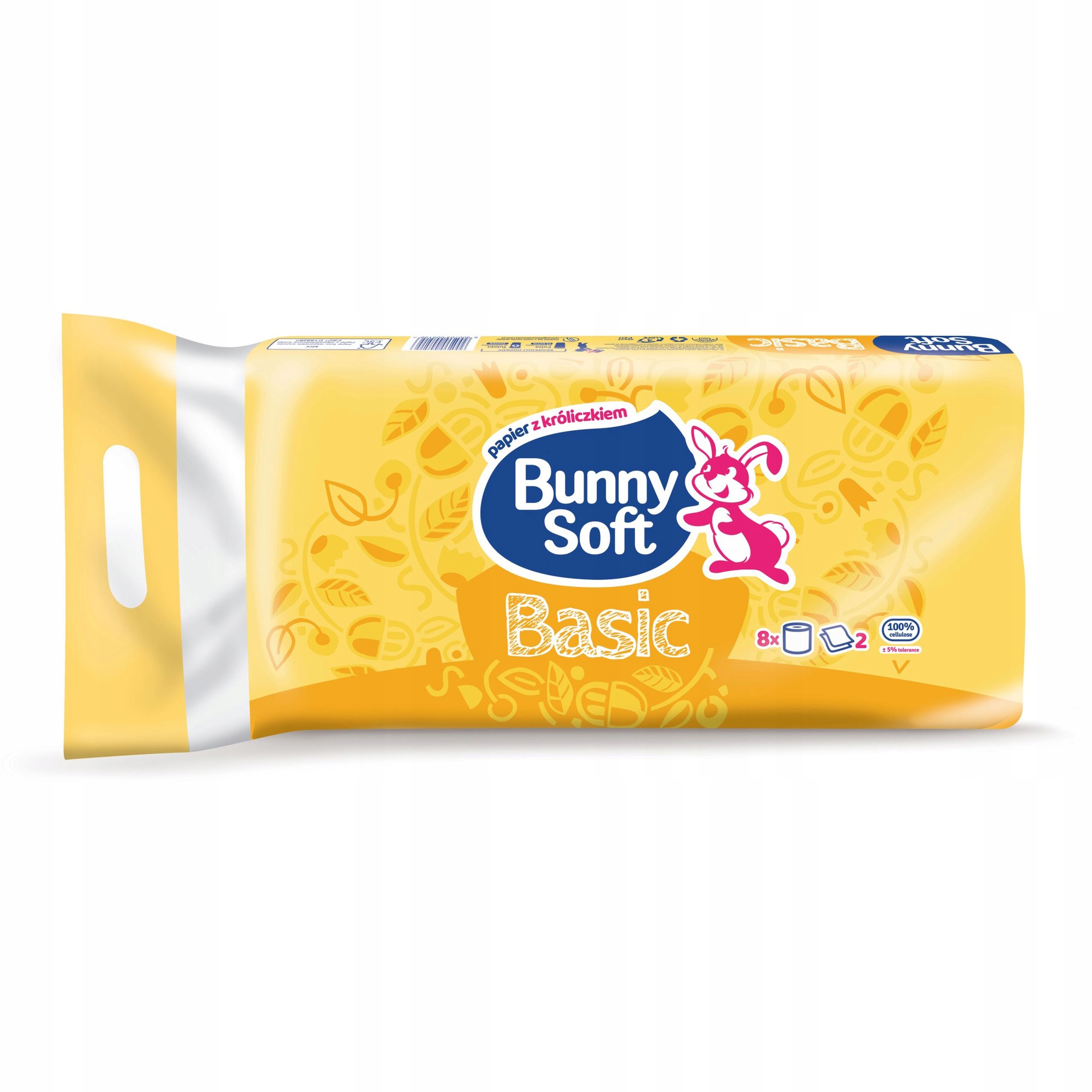 

Bunny Soft Papier toaletowy 2 warstwy 8 rolek Bhp