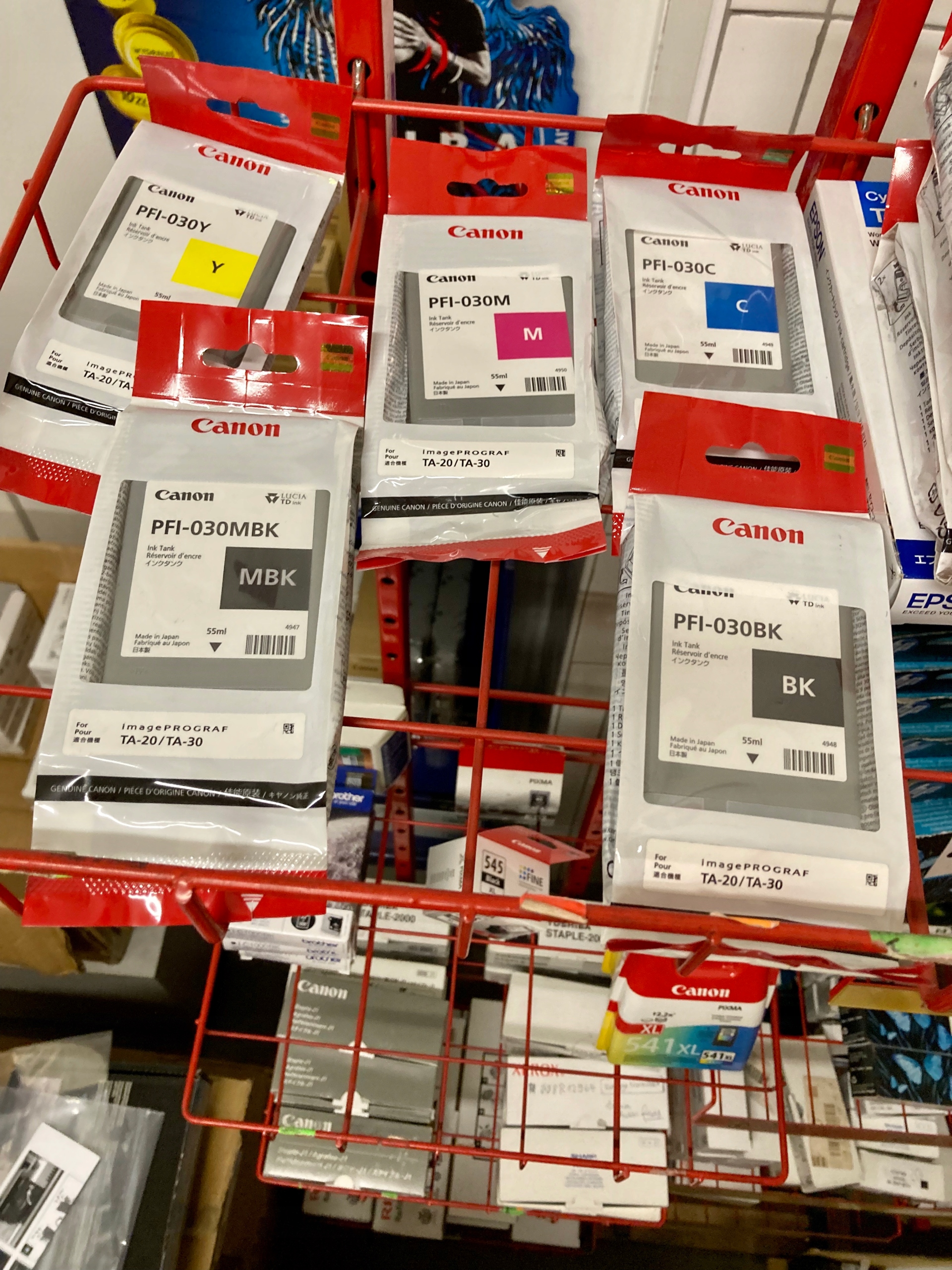 Atrament Canon PFI-030BK 3489C001 čierny (black)