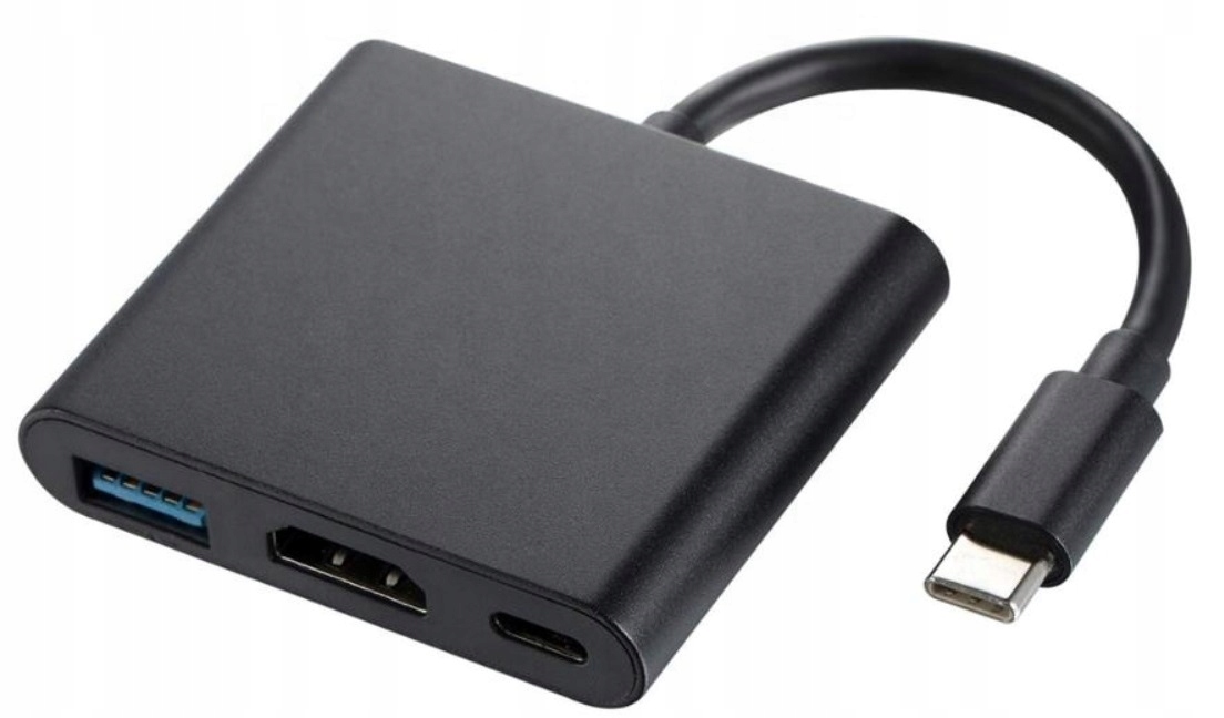 

Hub Usb-c Adapter Przejściówka Hdmi 4k Usb 3.0 Pd