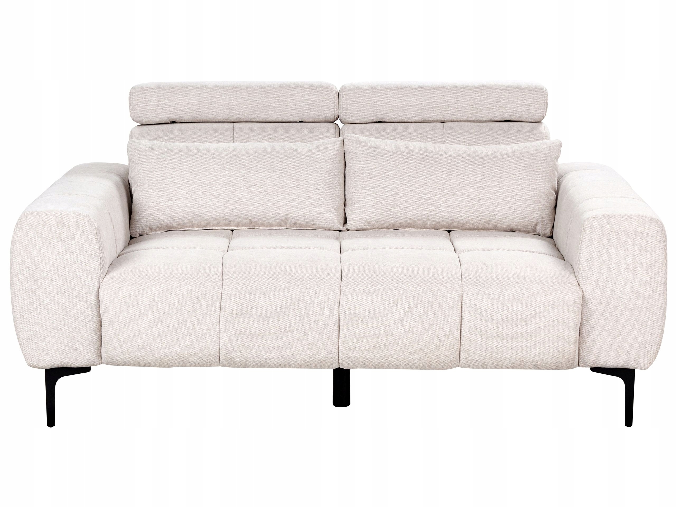 Sofa dwuosobowa tapicerowana beżowa