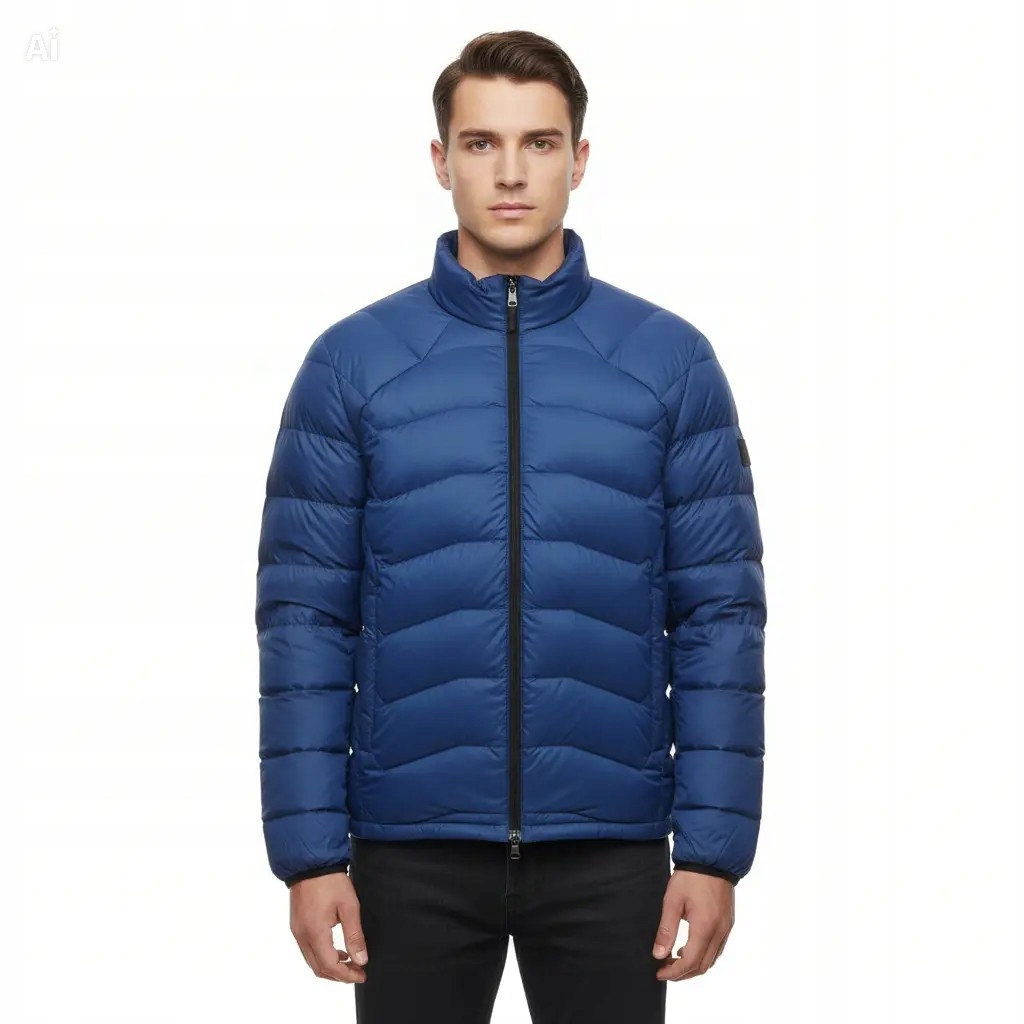 180 Hugo Boss Sarito Kurtka Męska Pikowana Naturalny Puch Oryginalna M