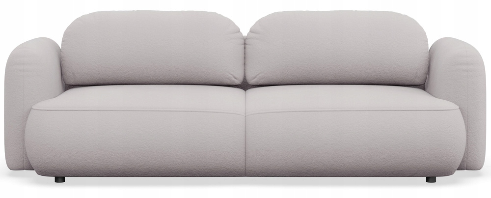 Rozkládací třímístná pohovka Tvoya šedobéžová žinylka