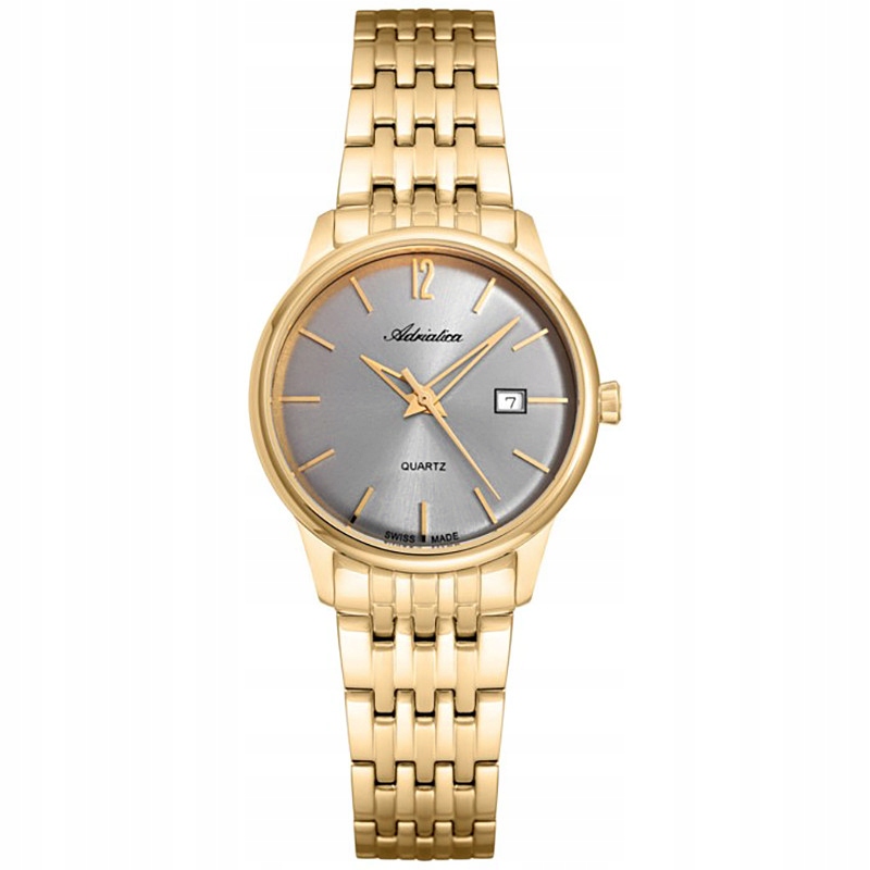 Dámské hodinky Adriatica A3254.1157Q zlaté