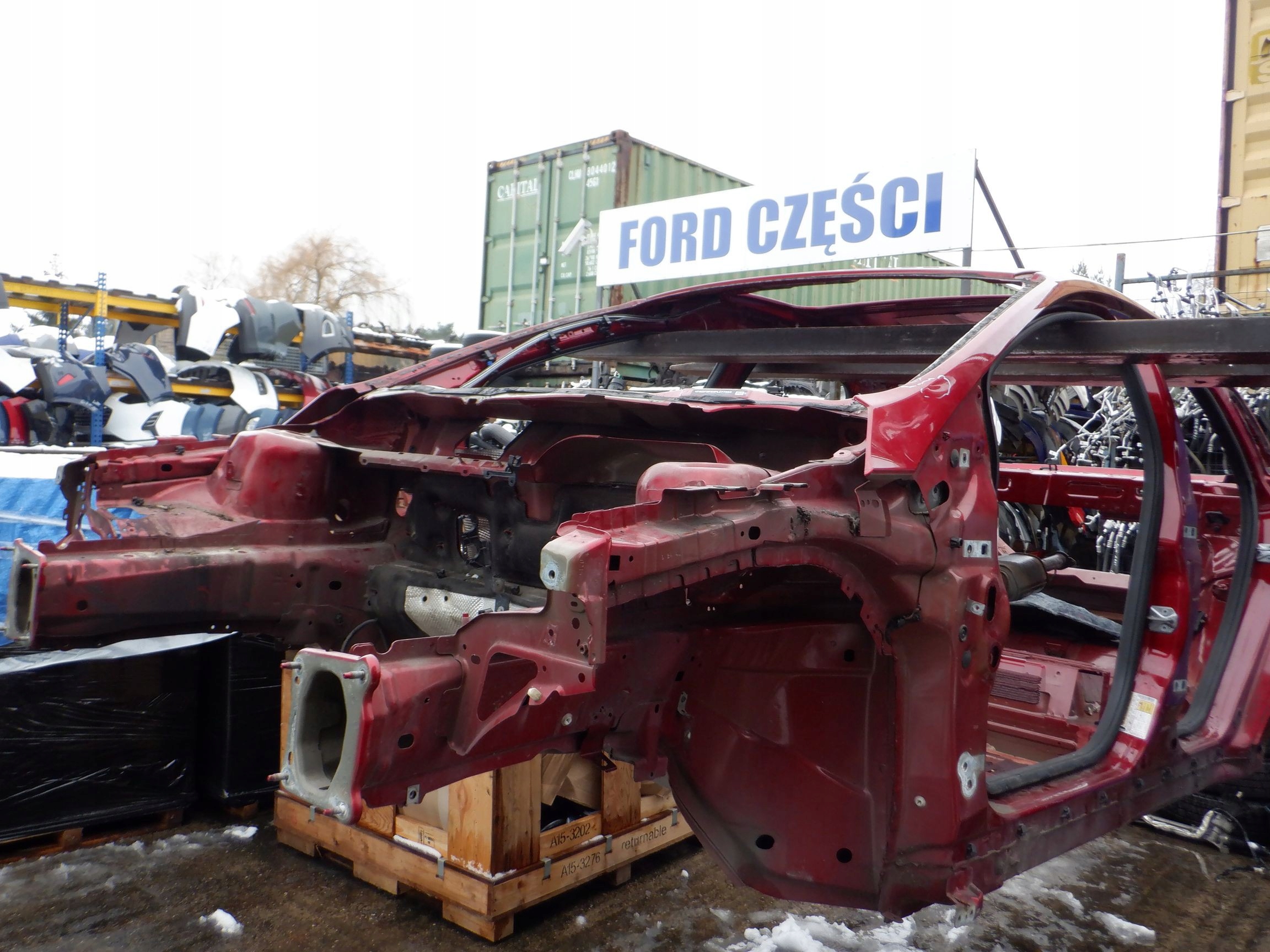 ĆWIARTKA LEWA PRAWA PRZÓD FORD FOCUS MK3 LIFT Kolor bordowy