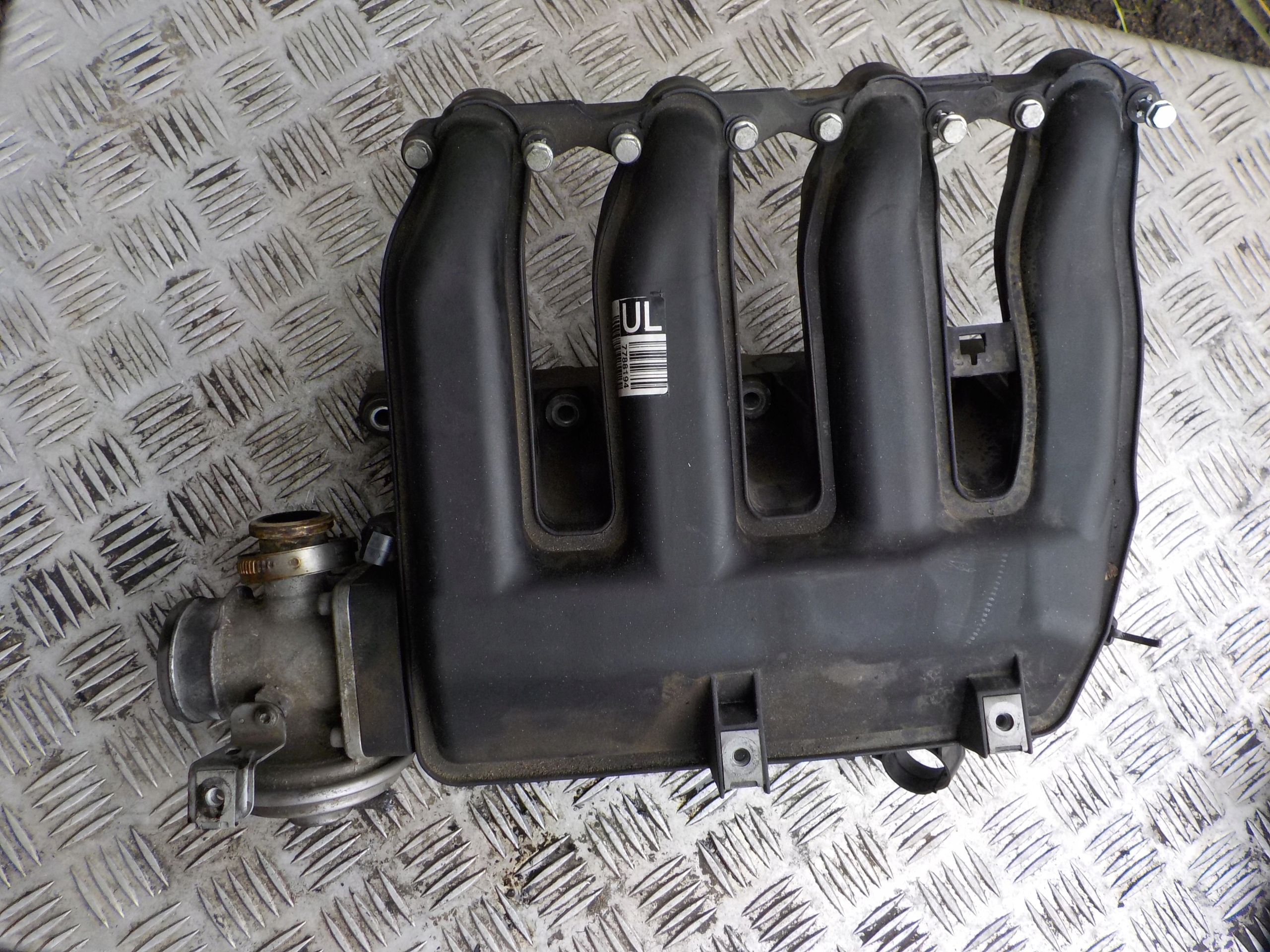 BMW 3 E46 E90 2.0D header pipe throttle flap 7787318