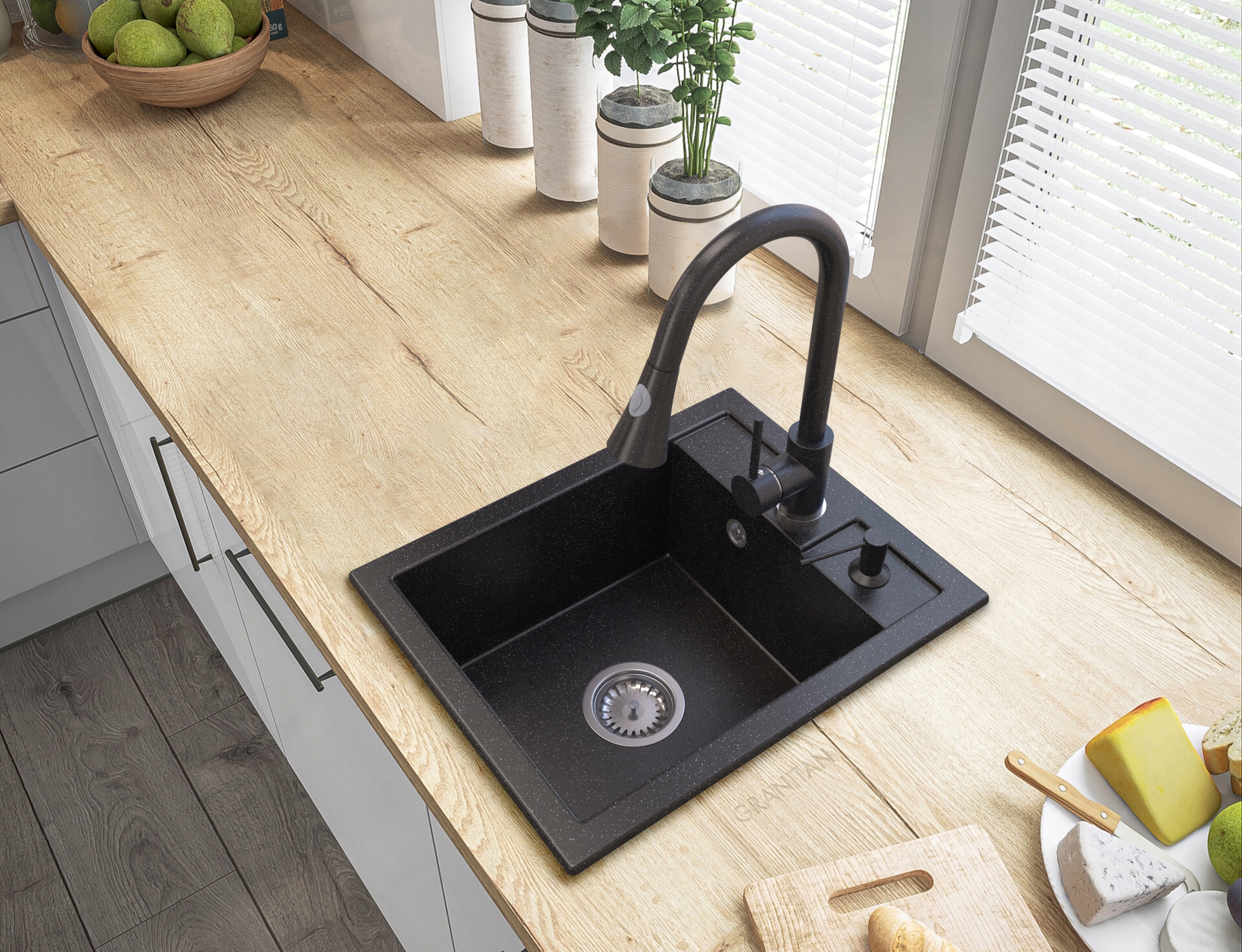 DOZOWNIK NA PŁYN GRANIT DO ZLEWOZMYWAK GRANITOWY EAN (GTIN) 5907440724136