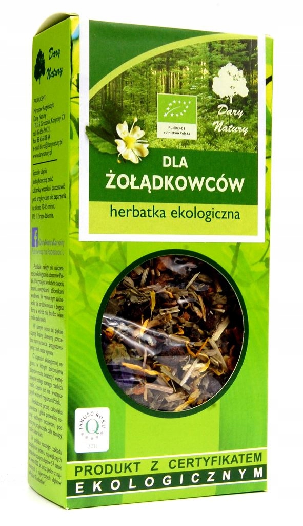 

Herbatka dla Żołądkowców Bio 50 g Dary Natury