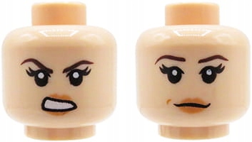 

Lego głowa główka figurki kobieta, cielista