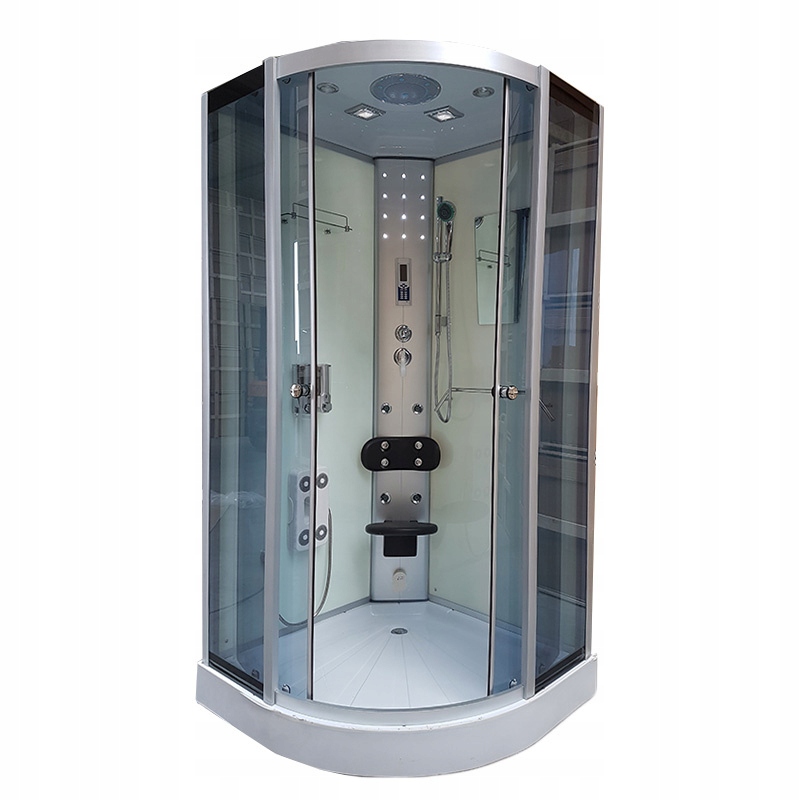 KABINA PRYSZNICOWA Z HYDROMASAŻEM WSH7118W 100x100 CM Marka Hydrosan