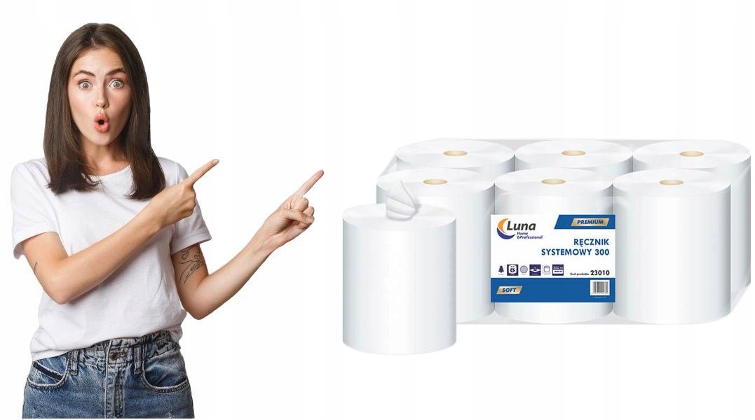 Levně Ručník Center Pull Luna 300 m celulóza 1 W [6]