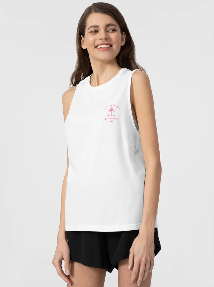 KOSZULKA FITNESS Damska 4F NA SIŁOWNIĘ Treningowa Kolekcja TSD024