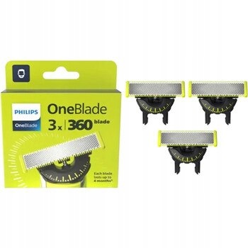 Philips OneBlade 360 ​​​​QP430/50 Náhradní břity pro celé tělo (3 knihy)