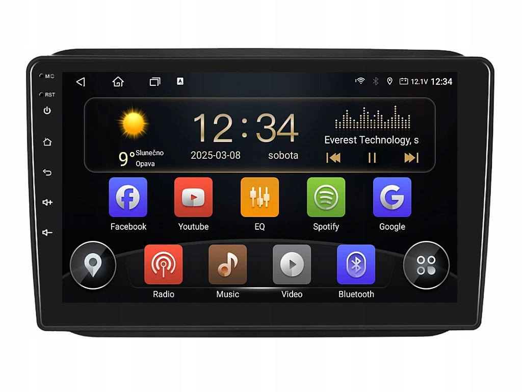 Isudar 2DIN autorádio T72-IEV02 Android, Škoda Fabia II Roomster