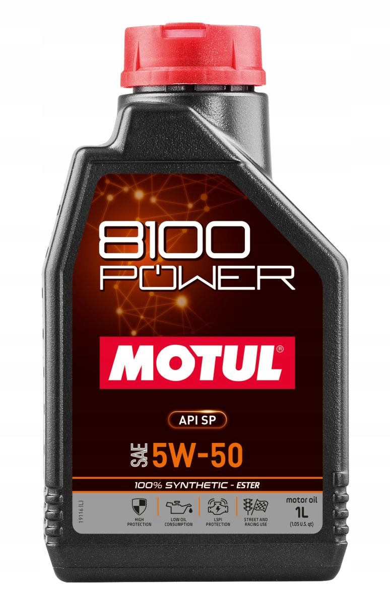 Motul Olej silnikowy 5W50 1l 8100 8100 Power 5W50 1L