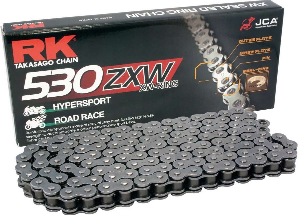 Rk Hnacia Reťaz 530ZXW-110 (xw-ring) S Uzáverom (clf) Súčasťou Balenia