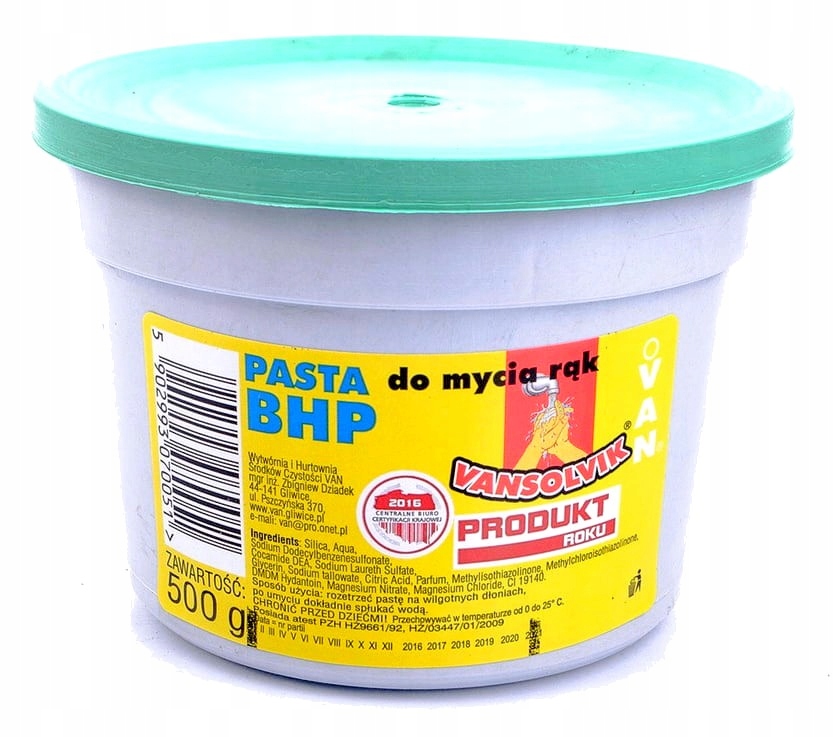 Pasta BHP do mycia rąk 500g