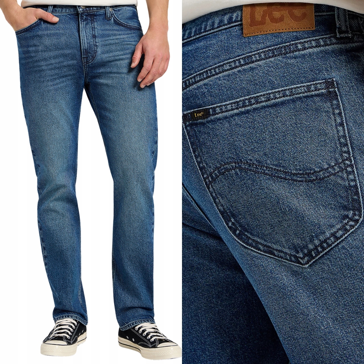 Lee West relaxed Blue Abyss Džíny rovného střihu W36 L32