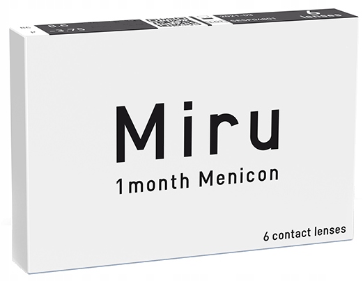 

Soczewki Miesięczne Miru 1 Month Menicon (6 sztuk)