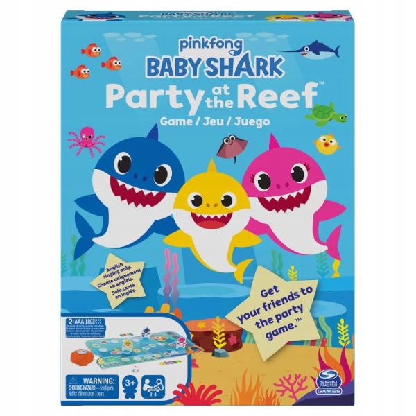 Gra dla dzieci Baby Shark Podwodna impreza Spin Master