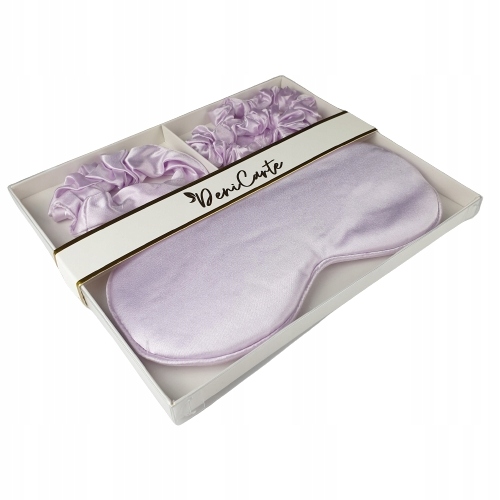 ZESTAW ŚWIĄTECZNY OPASKA NA OCZY + GUMKI SCRUNCHIE