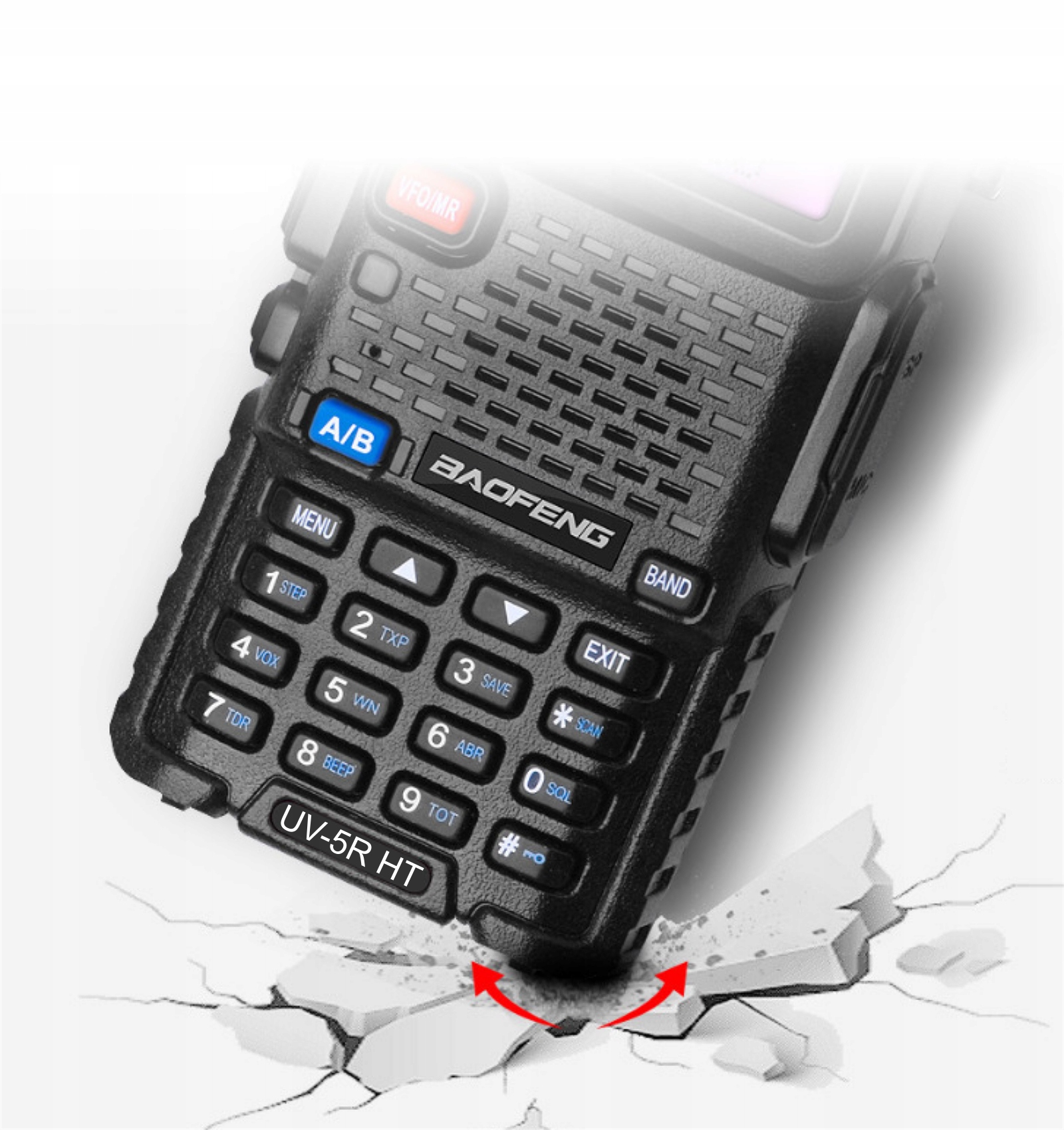 Radiotelefon Baofeng UV-5R HT czarny