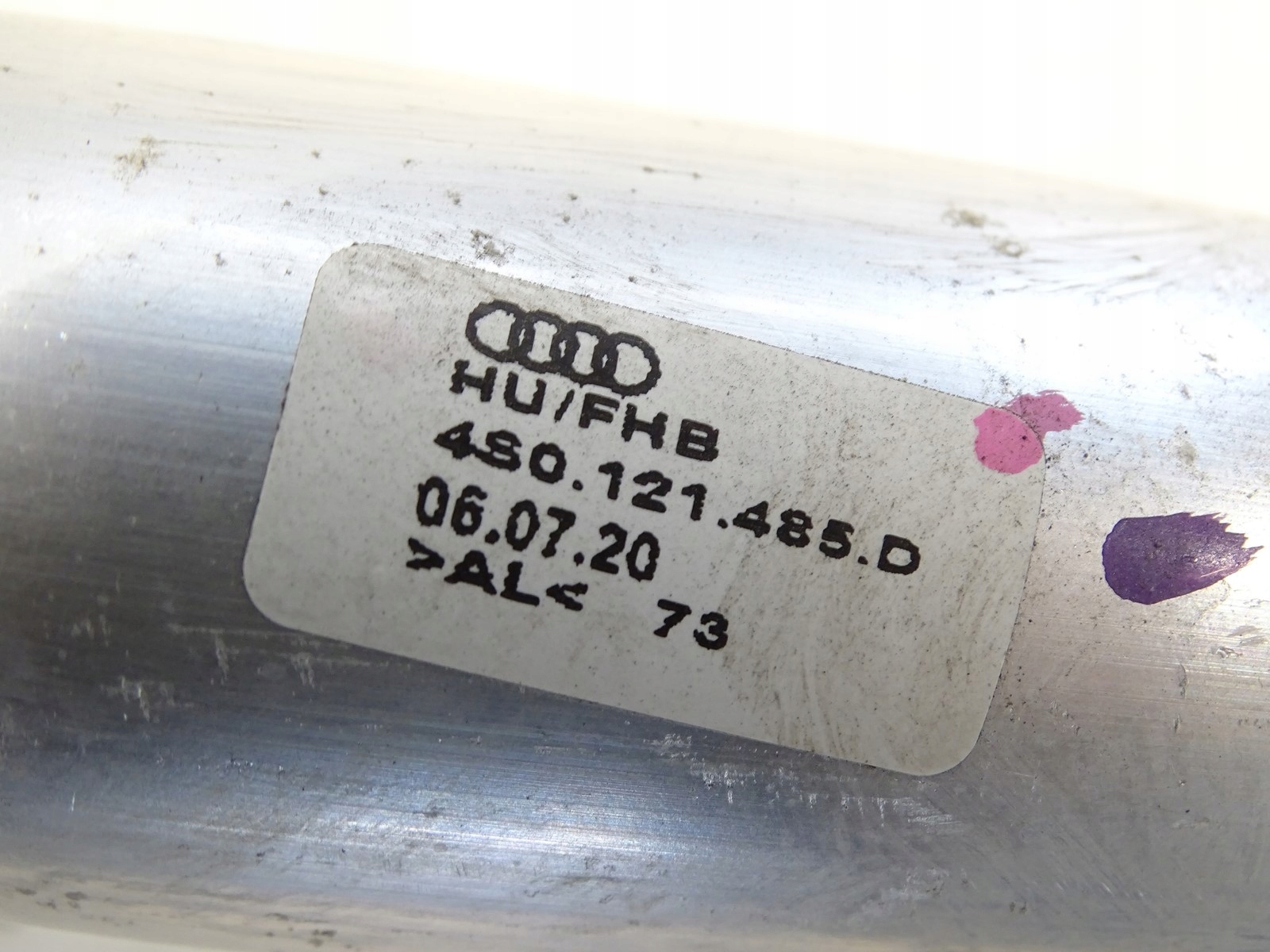 crijevo cijev prijenos vode CIECZY 4S0121485D AUDI R8 5.2 V10