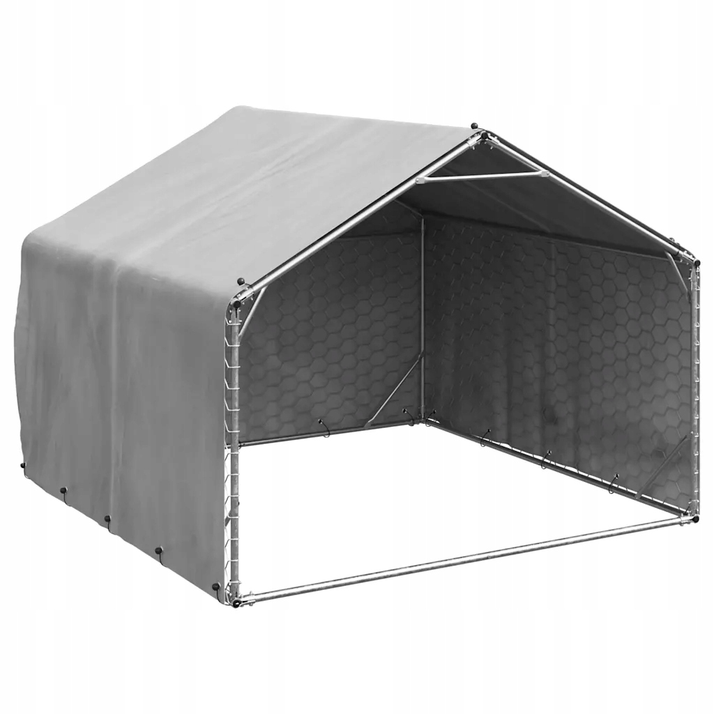 Levně Venkovní psí bouda s potahem 2x2x1,5 m Sta