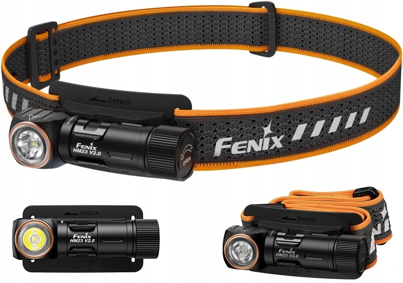 Latarka czołowa Fenix HM23 V2.0 czołówka lampka na głowę 300 lumenów Aa 88m