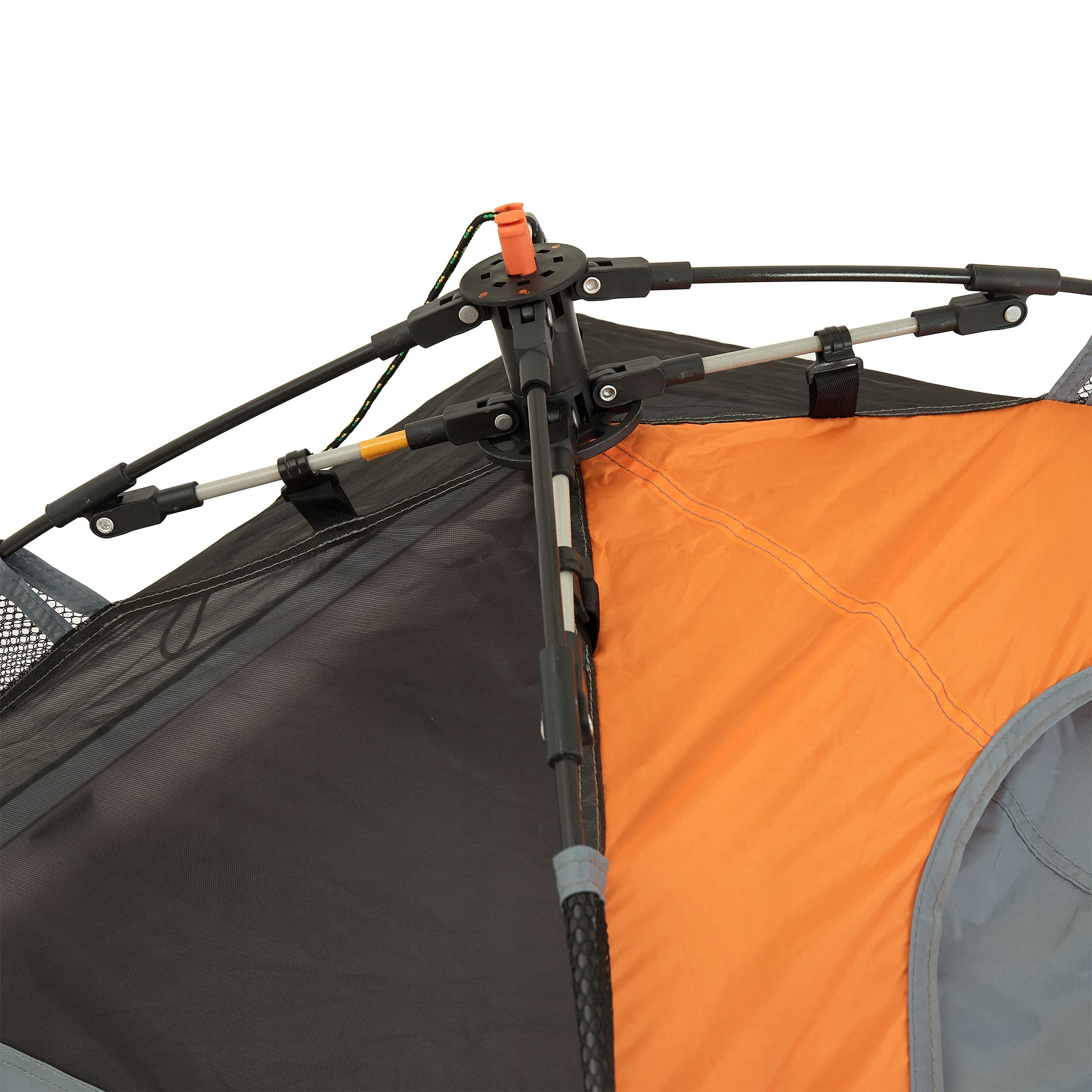 LUMALAND Namiot Pop Up Solo 1 Osobowy Lekki Wodoodporny Szary Camping — miniatura 6