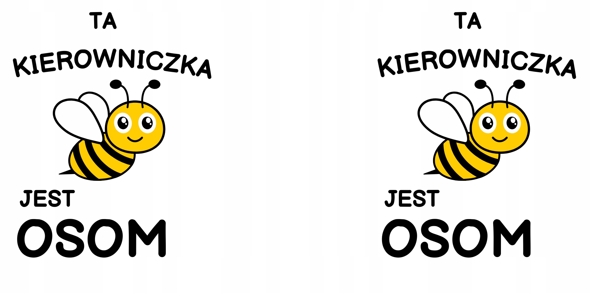 KUBEK PREZENT KIEROWNICZKA SZEFOWA JEST OSOM HUMOR Pojemność 330 ml