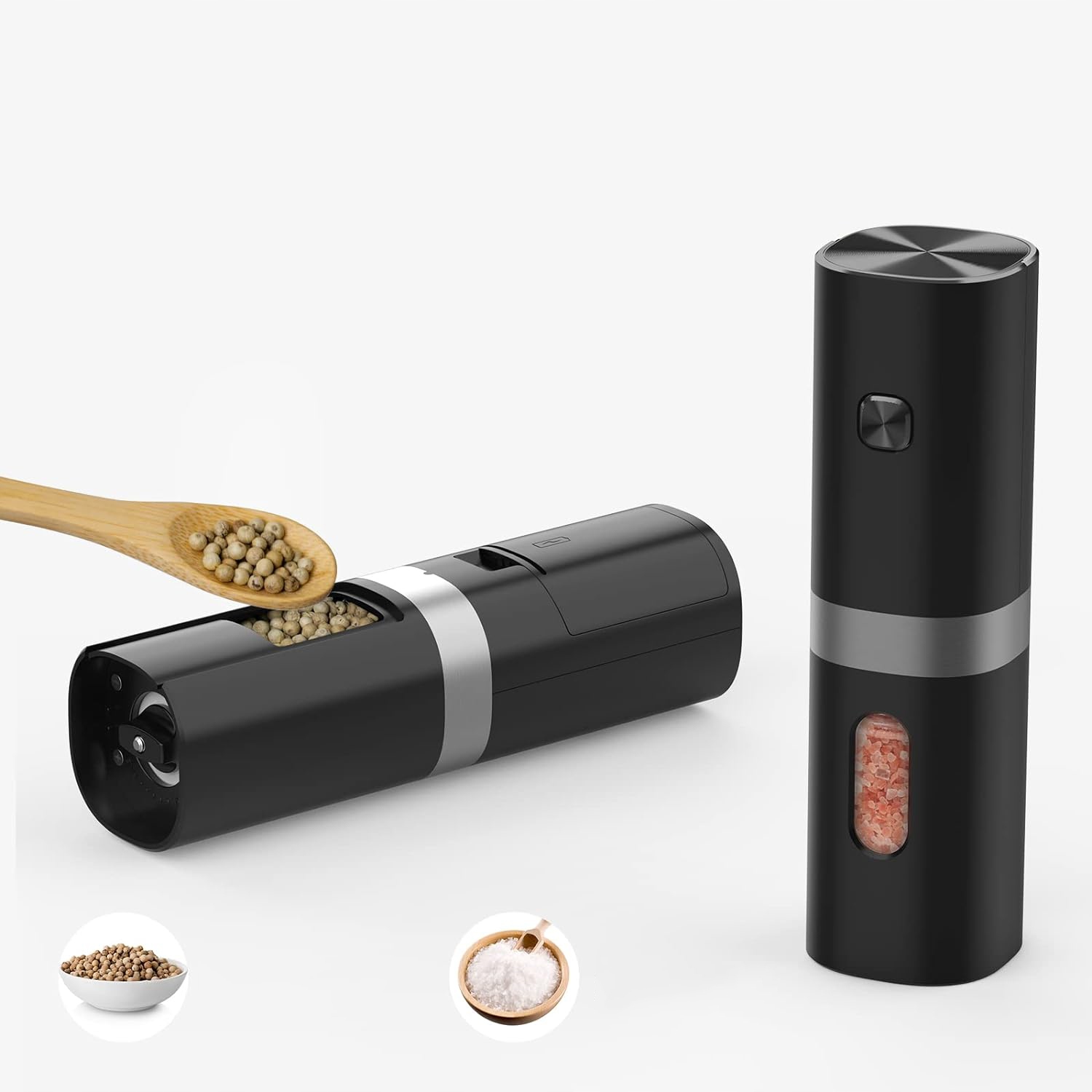 ZESTAW 2 MŁYNKÓW DO SOLI I PIEPRZU, ELEKTRYCZNY MŁYNKÓW DO SOLI I PIEPRZU Kod producenta Elektryczny młynek do soli