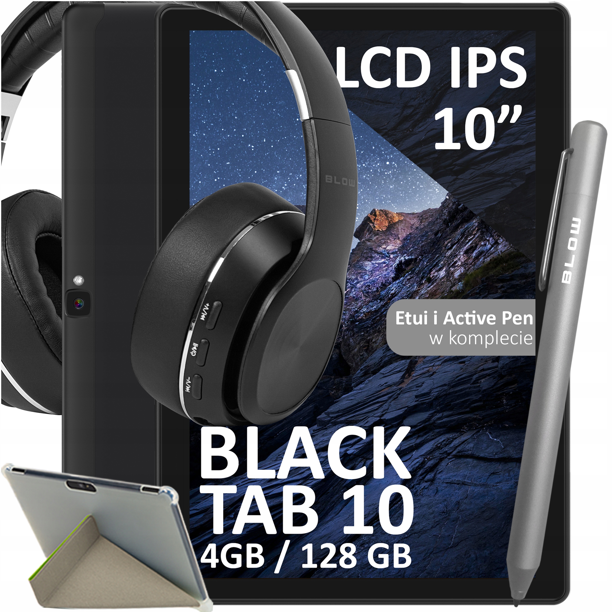 Tablet Android 10" Lte 4/128GB 8000 mAh Wifi Sim Bezdrôtové Slúchadlá