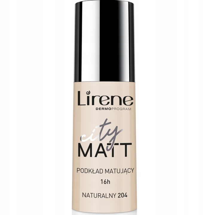 

Lirene Podkład Fluid City Matt Matuje 204 Naturaly