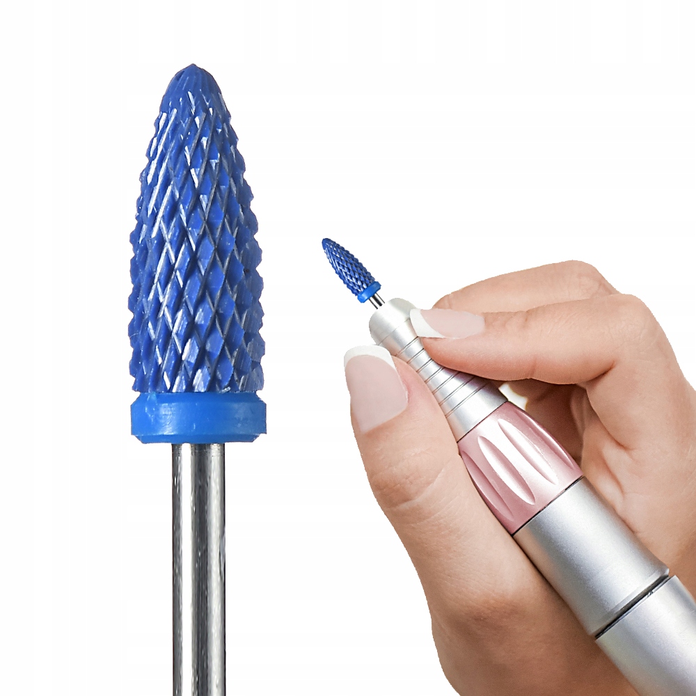 Frez Ceramiczny Do Paznokci Stożek Hybryda Żel Akryl Long Bullet/M