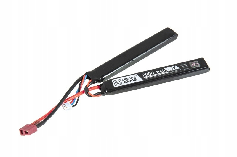 Akumulator LiPo 7,4V 2000mAh 15/30C 2 modułowy T-Connect (Deans)