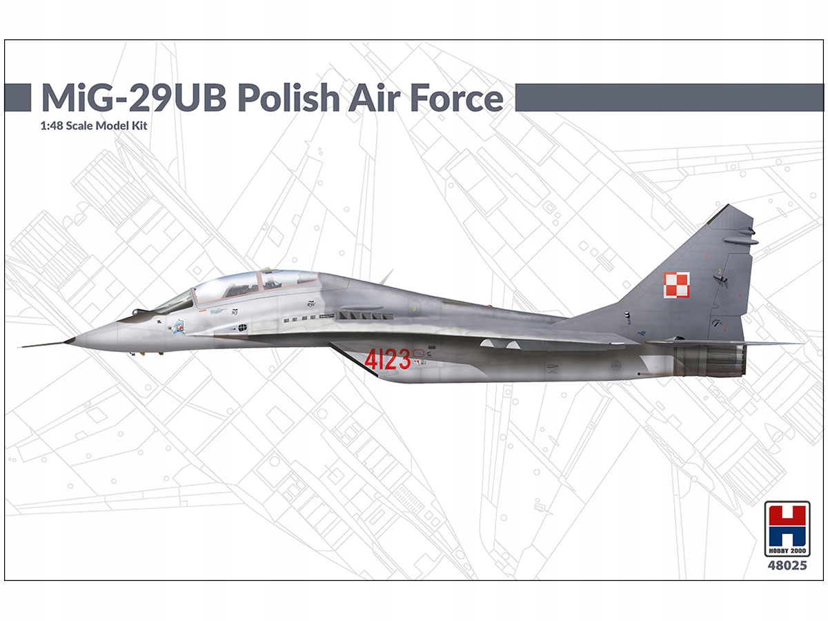 Letoun Mikoyan MiG-29UB Polish 48025 Hobby 2000
