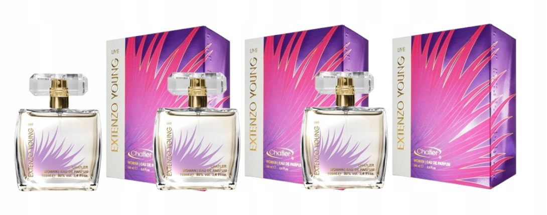 Chatler 3x Extenzo Young 100 ml dámská parfémovaná voda