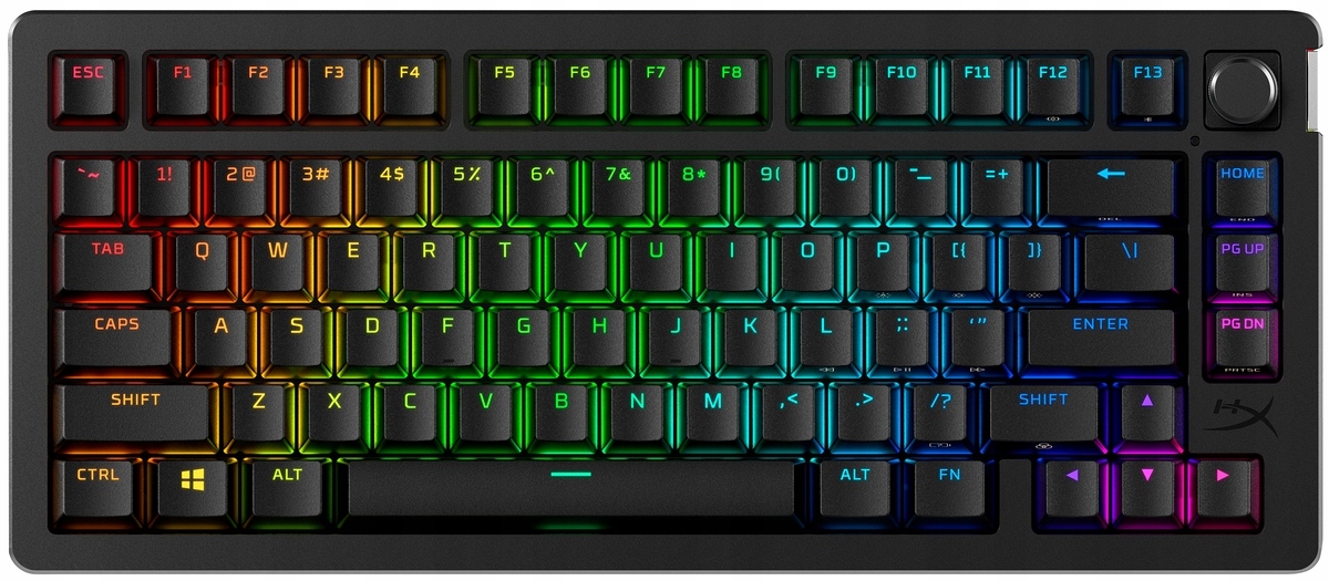 Klawiatura bezprzewodowa HyperX Alloy Rise 75 Rgb Led 91Y91AA Qwerty Us/pl