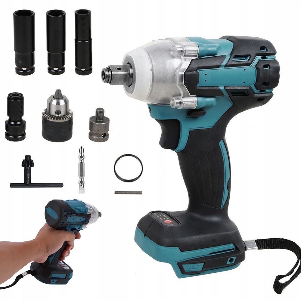 Výkonný Bezkartáčový Akumulátorový Rázový Utahovák 3V1 20V