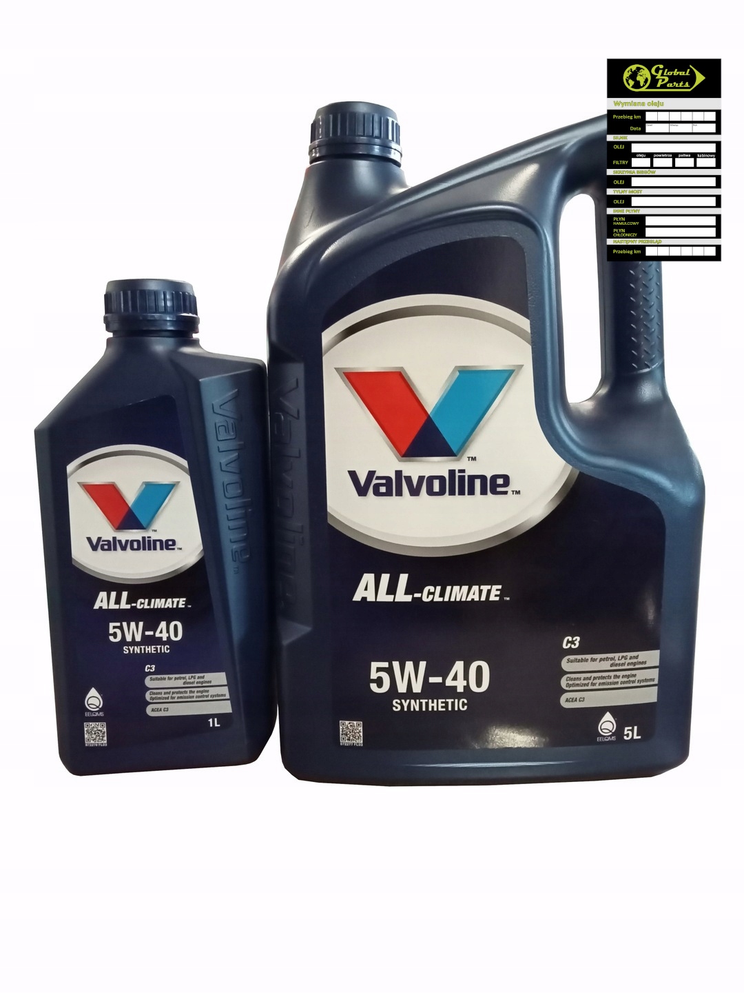 

Valvoline 5W40 All CLIM Diesel C3 5L+1L Zawieszk
