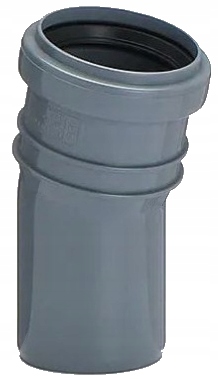 KOLANO KANALIZACYJNE FI 50/15 SZARE KOLANKO PCV PP