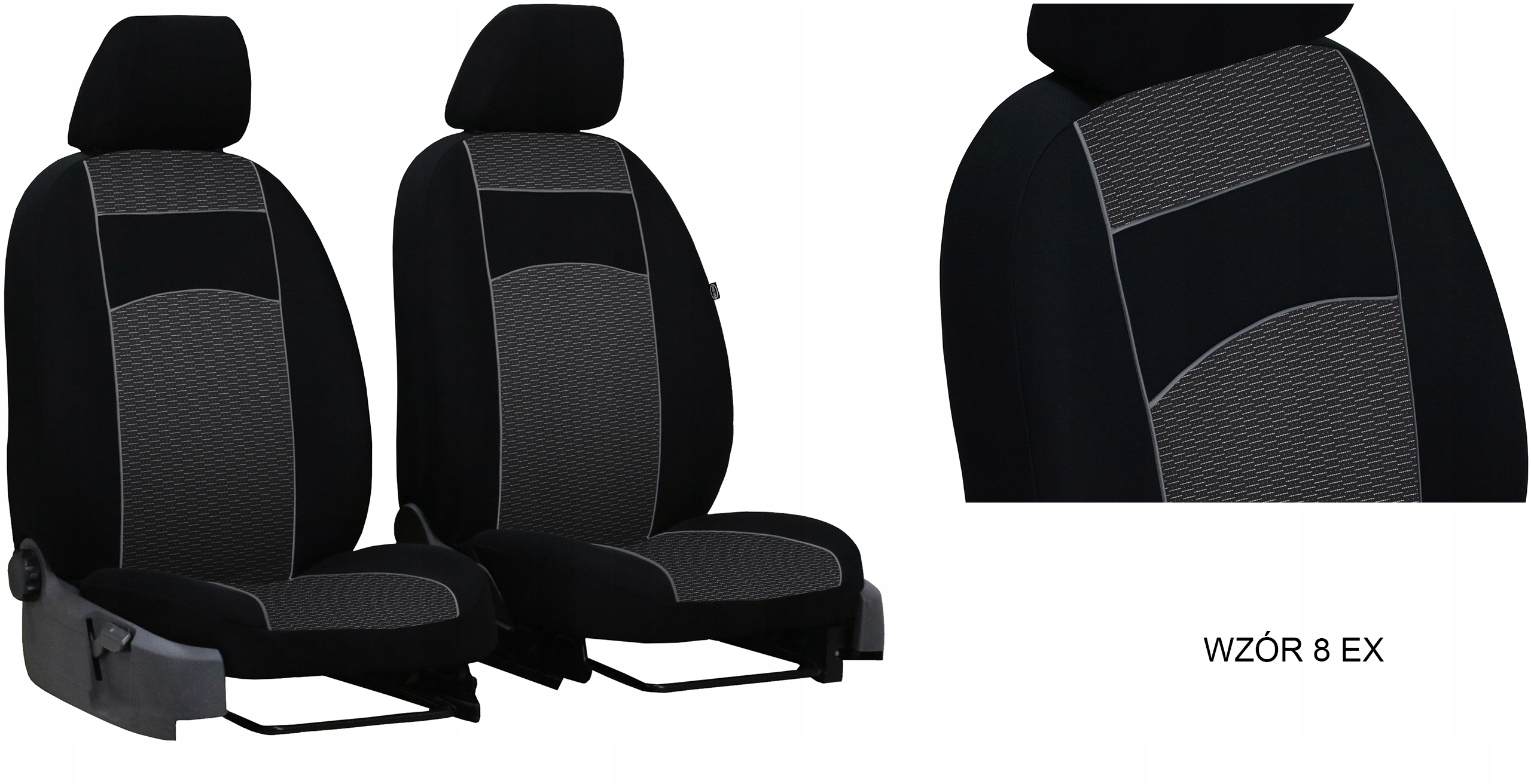 GRUBE POKROWCE MIAROWE VIP BUS FIAT SCUDO 2 1+1 Producent Pok-ter