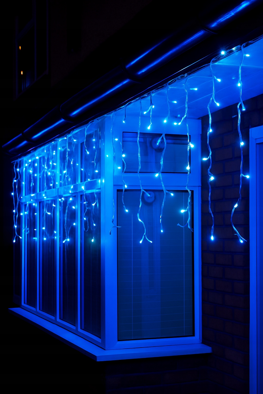 Sople Kurtyna Świetlna 500LED Lampki ZEWNĘTRZNE Światełka FLASH niebieski
