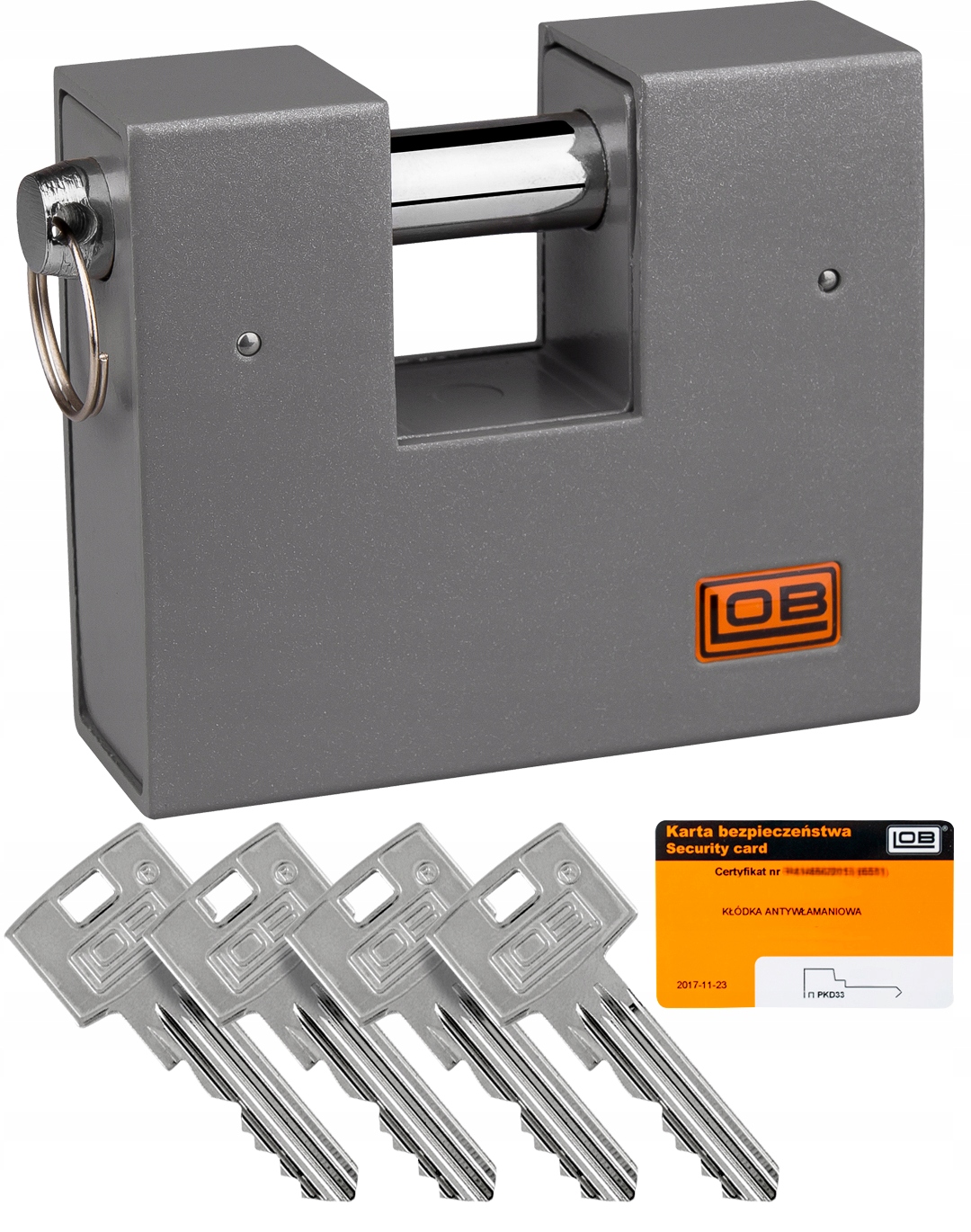 Bezpečnostní trnový zámek Tantal Xt KT10 Atest C třída 5 Lob