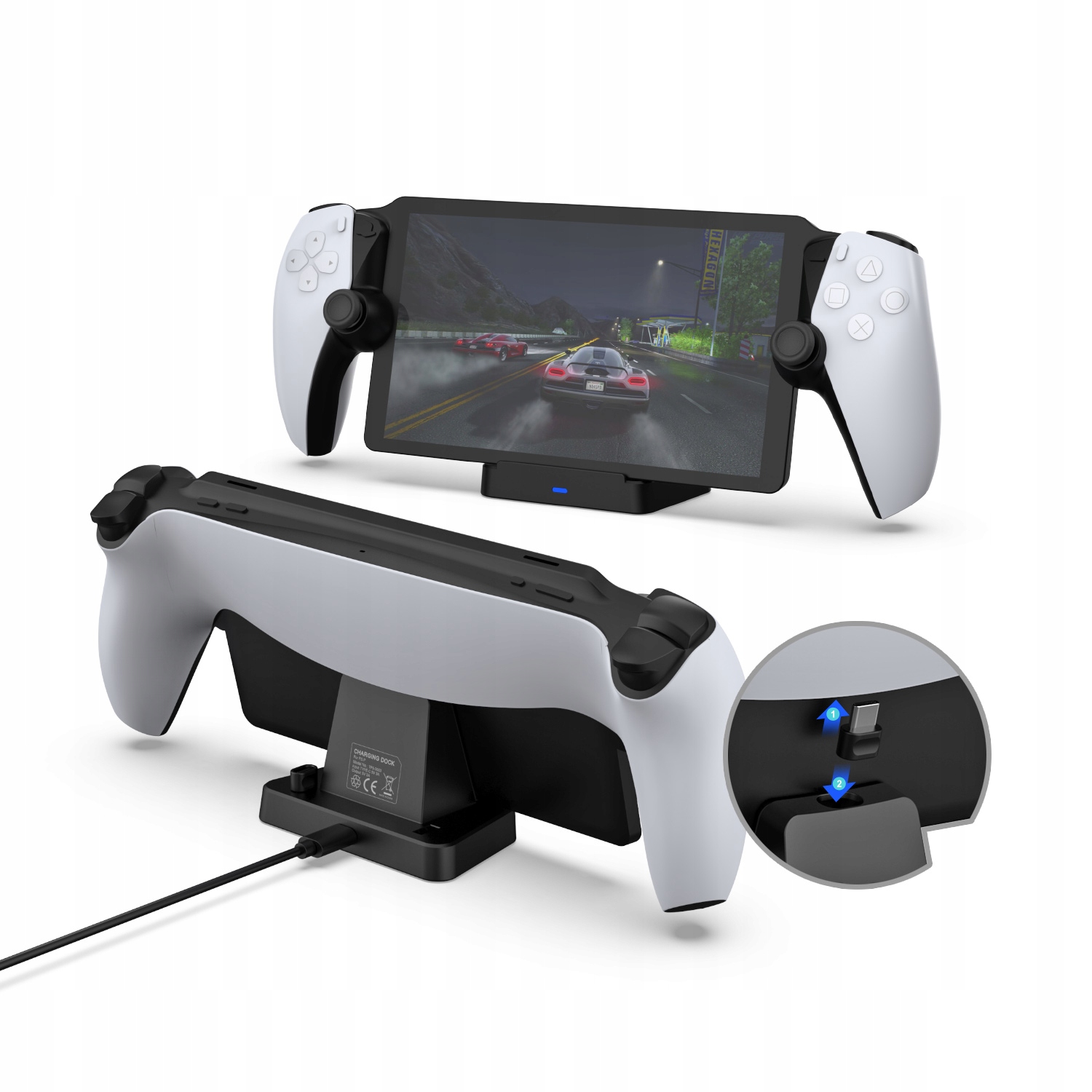 Ładowarka Stacja Dokująca do Playstation PS Portal PS5 ładująca podstawka